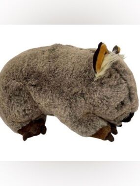 Mink plush Plush Brown Wombat Stuffed Animal Rosie